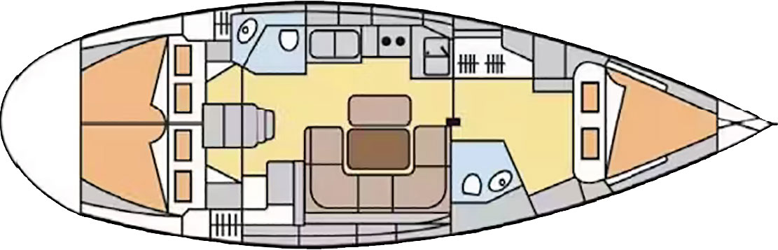Kojencharteryacht Bavaria 42c